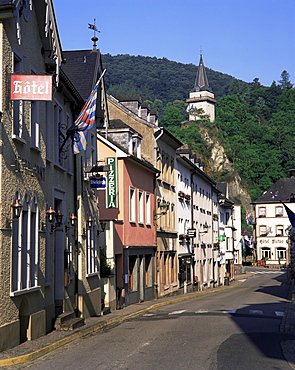 Main street, Vianden, Luxembourg, Europe