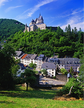 Vianden Castle, Vianden Town, Luxembourg