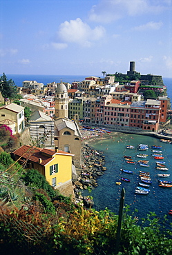 Vernazza, Cinque Terre, UNESCO World Heritage Site, Italian Riviera, Liguria, Italy, Europe