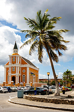 Queen of the Most Holy Rosary Cathedral, Willemstad, Curacao, ABC Islands, Dutch Antilles, Caribbean, Central America