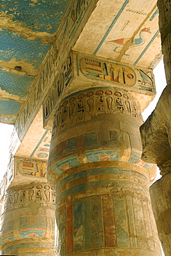 Medinet Habu Temple, Thebes, UNESCO World Heritage Site, Egypt, North Africa, Africa