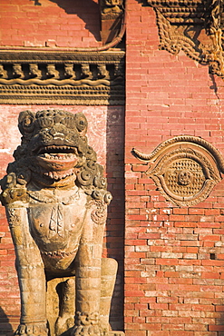 Ancient statue, Patan, Bagmati, Nepal, Asia