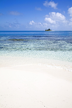 Beach, Silk Caye, Belize, Central America