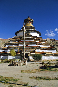 Kumbum stupa, Pelkor Chode monastery, Gyanze (Gyantse), Tibet, China, Asia