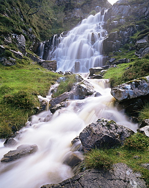 Waterfall near Uig, Isle of Lewis, Outer Hebrides, Scotland, United Kingdom, Europe