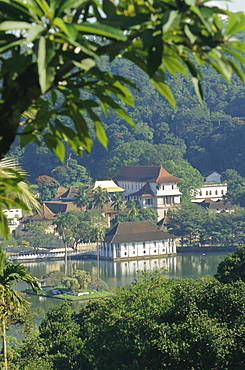 Temple of the Tooth, houses a tooth relic of the Buddha, Kandy, Sri Lanka