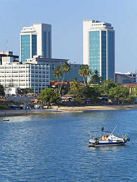 Harbour waterfront, Dar es Salaam, Tanzania, East Africa, Africa