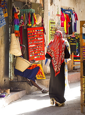 Streetscene, Stone Town, Zanzibar, Tanzania, East Africa, Africa