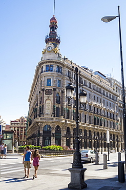 Banco Espanol de Credito building, Madrid, Spain, Europe