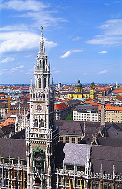 City Hall, Marienplatz, Bavaria, Germany, Europe