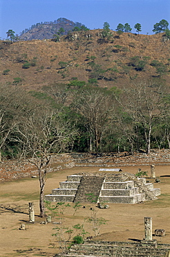 Great Plaza and Temple A, Copan, UNESCO World Heritage Site, Honduras, Central America