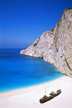 Shipwreck Cove, Kefalonia, Ionian Islands, Greece, Europe