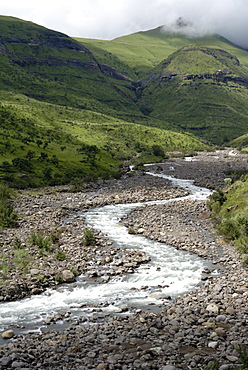 Meandering river, Royal National Park, UNESCO World Heritage Site, South Africa, Africa