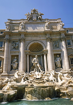 Trevi Fountain, Rome, Lazio, Italy 