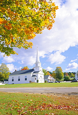 Church, Canterbury, New Hampshire, New England, USA, North America