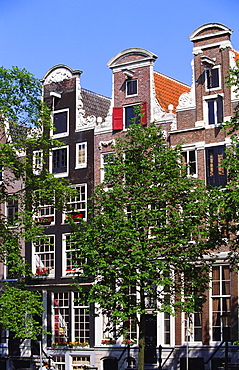 Townhouses in Keizersgracht, Amsterdam, Netherlands