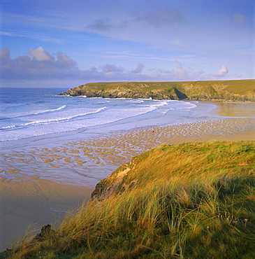 Holywell Bay, near Newquay, Cornwall, England, UK