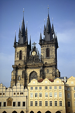 Tyn church, Old Town Square, Prague, UNESCO World Heritage site, Czech Republic, Europe