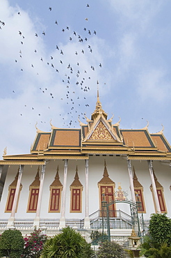 The Throne Hall, The Royal Palace, Phnom Penh, Cambodia, Indochina, Southeast Asia, Asia