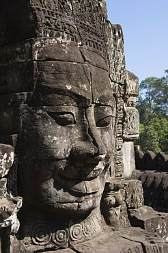 Bayon Temple, late 12th century, Buddhist, Angkor Thom, Angkor, UNESCO World Heritage Site, Siem Reap, Cambodia, Indochina, Southeast Asia, Asia