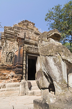 Preah Ko Temple dating from AD879, Roluos Group, near Angkor, UNESCO World Heritage Site, Siem Reap, Cambodia, Indochina, Southeast Asia, Asia