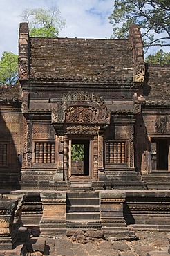 Banteay Srei Hindu temple, nr Angkor, Siem Reap, Cambodia