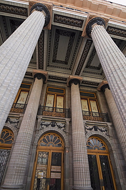 Teatro Juarez, theatre famous for its architectural mixtures in Guanajuato, a UNESCO World Heritage Site, Guanajuato State, Mexico, North America