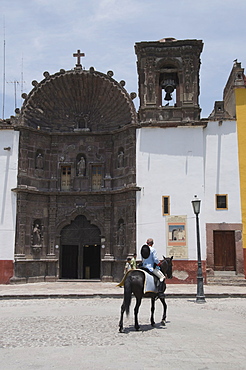 Templo de Nuestra Senora de la Salud, a church in San Miguel de Allende (San Miguel), Guanajuato State, Mexico, North America