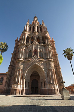 La Parroquia, a church in San Miguel de Allende (San Miguel), Guanajuato State, Mexico, North America