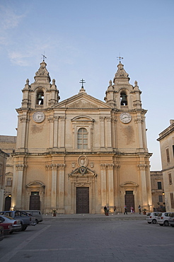 St. Paul's Cathedral, Mdina, the fortress city, Malta, Europe