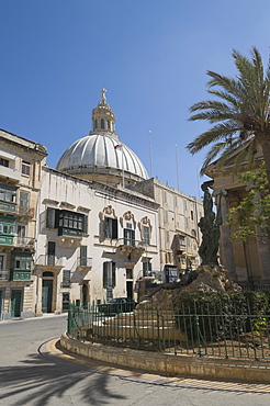 Dome of the Carmelite Church, Valletta, Malta, Europe