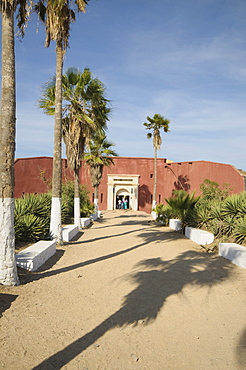 D'Estr•À?es Fort now a museum of slavery, Goree Island, UNESCO World Heritage Site, near Dakar, Senegal, West Africa, Africa