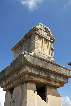 The Harpy Monument, a sarcophagus at the Lycian site of Xanthos, UNESCO World Heritage Site, Antalya Province, Anatolia, Turkey, Asia Minor, Eurasia