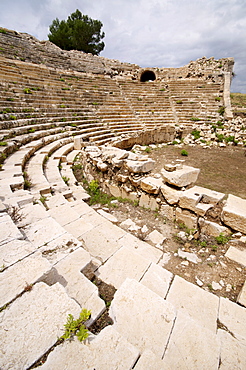 Amphitheatre at the Lycian site of Patara, near Kalkan, Antalya Province, Anatolia, Turkey, Asia Minor, Eurasia