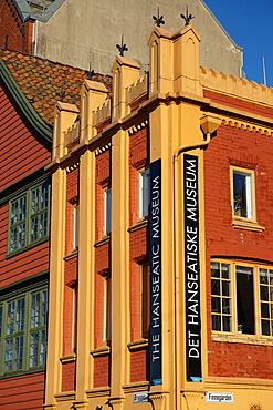 Hanseatic museum building, Bryggen, Bergen, Norway, Hordaland, Scandinavia