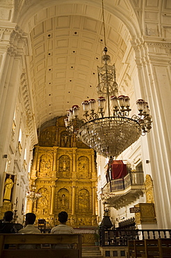 Se Cathedral, thought to be Asia's biggest church, Old Goa, Goa, India