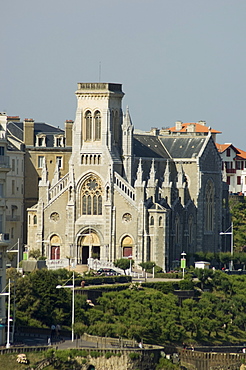 Church, Biarritz, Basque country, Pyrenees-Atlantiques, Aquitaine, France, Europe