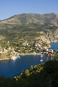 Assos, Kefalonia (Cephalonia), Greece, Europe