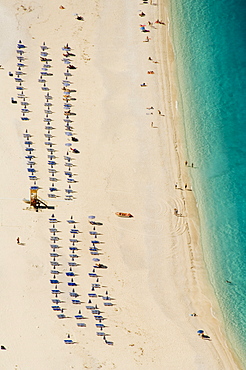 Myrtos Beach, the best beach for sand near Assos, Kefalonia (Cephalonia), Greece, Europe