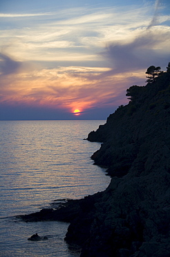 Sunset, Assos, Kefalonia (Cephalonia), Greece, Europe