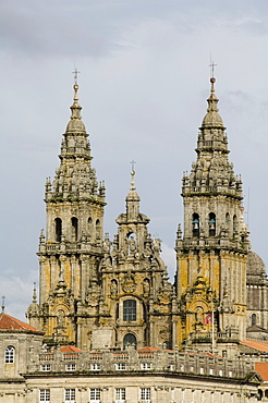 Santiago Cathedral, UNESCO World Heritage Site, Santiago de Compostela, Galicia, Spain, Europe