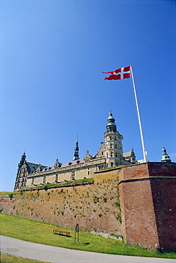 Kronborg Castle, Helsingor (Elsinore), Hamlet's castle, UNESCO World Heritage Site, Denmark, Scandinavia, Europe