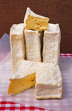 Slices of Pont l'Eveque Cheese