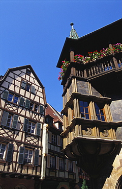 Exterior of Buildings in Colmar, Alsace, France