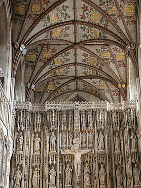 The Wallingford Screen, The Cathedral, St. Albans, Hertfordshire, England, United Kingdom, Europe