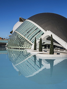 Hemisferic, IMax cinema, City of Arts and Sciences, Valencia, Spain, Europe