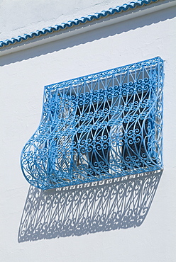 Window detail, La Marsa resort, near Tunis, Tunisia, North Africa, Africa