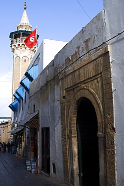 Entrance to the Medina, Tunis, Tunisia, North Africa, Africa