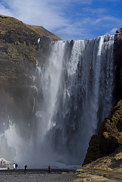 Skogafoss waterfall, South Iceland, Iceland, Polar Regions