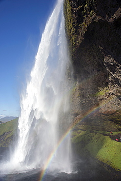 Seljalandsfoss Waterfall, South Iceland, Iceland, Polar Regions